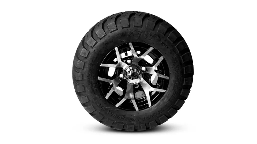 20-in Paramount Tires on 10-in. Vulcan Wheels