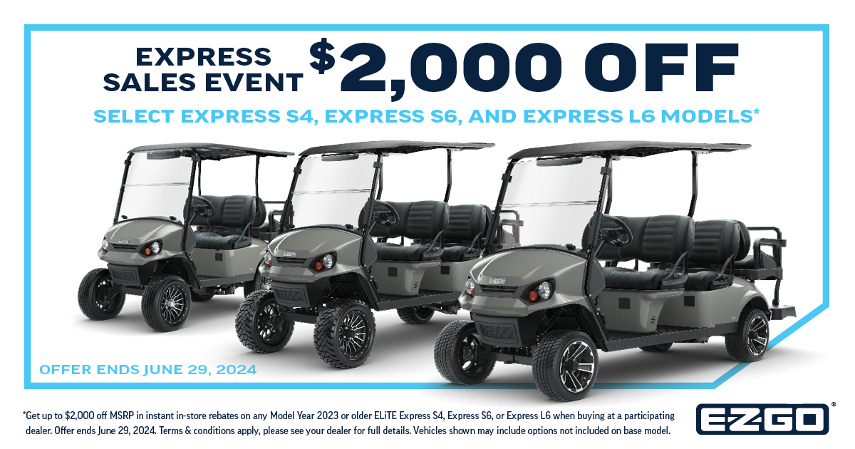 E-Z-GO Express Golf Cart Promotion