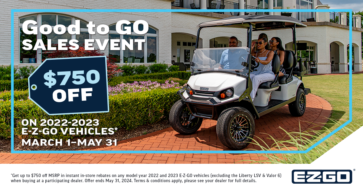 E-Z-GO Good To GO Golf Cart Promotion