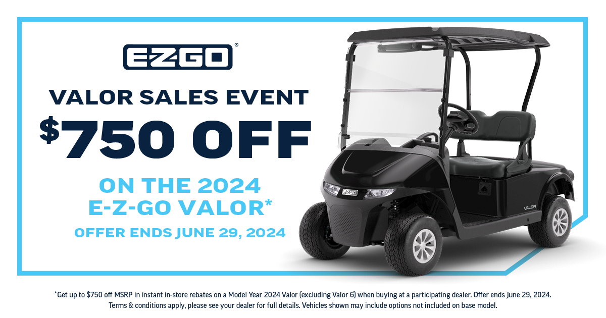 E-Z-GO Valor Promotion